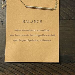 Balance Positivity Necklace